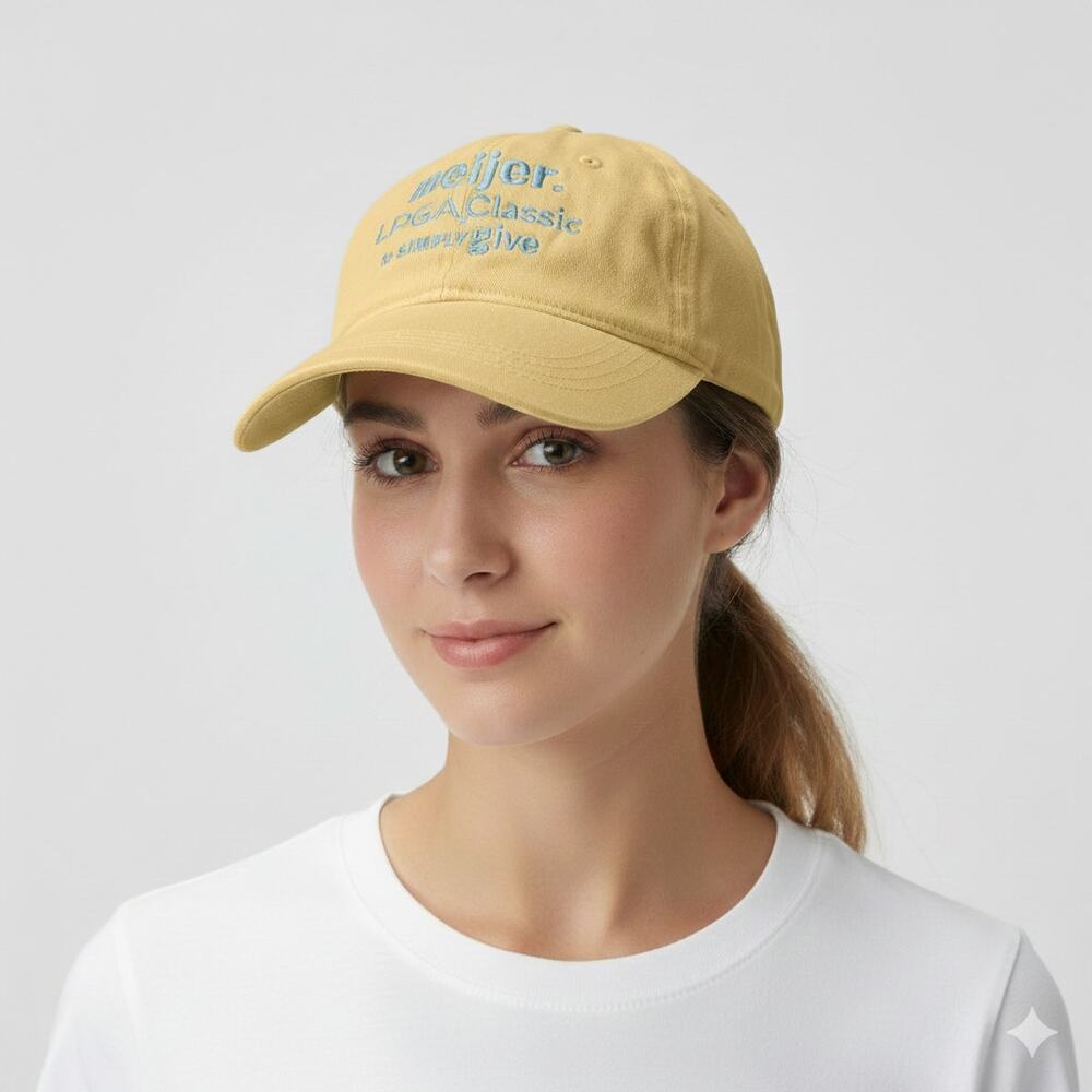 Meijer LPGA Classic Simply Give Kraft Heinz Womens Yellow Baseball Hat